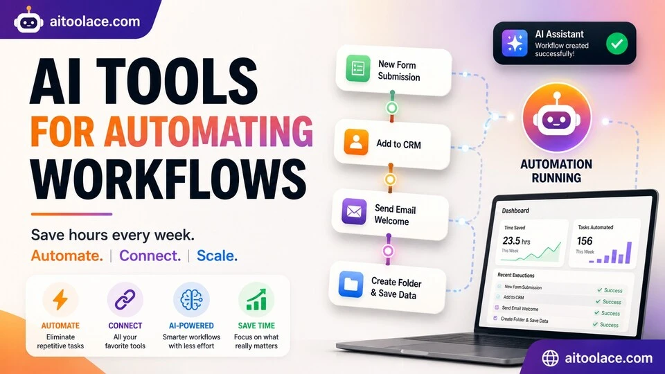 AI tools for automating workflows to connect apps and eliminate repetitive tasks in 2026