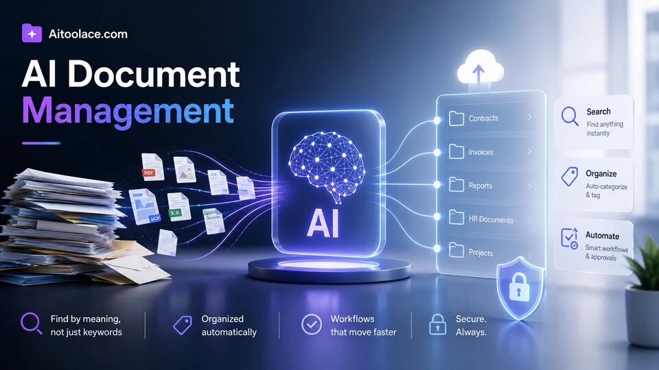 AI tools for document management to organize search and automate document workflows in 2026