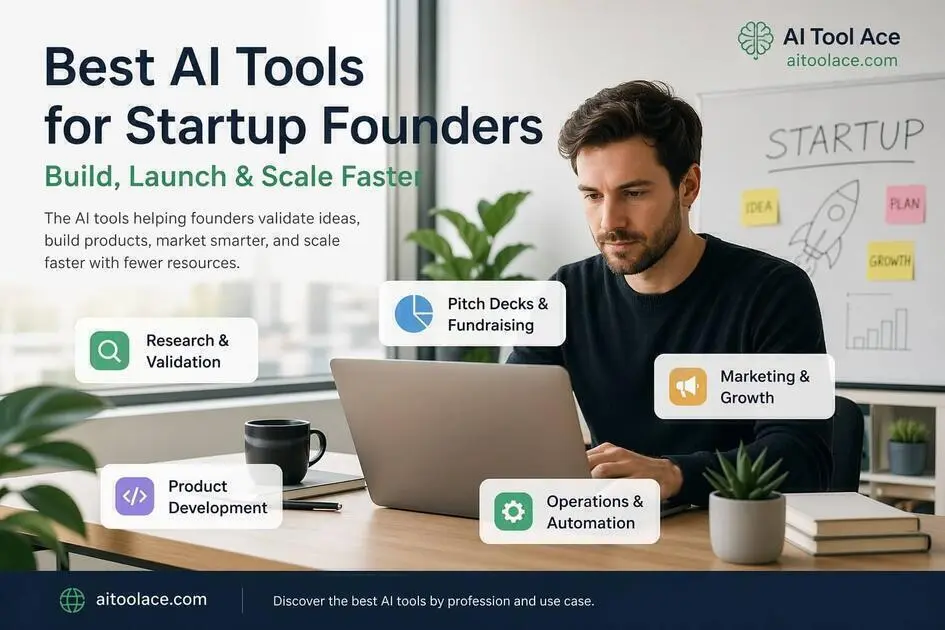 Best AI tools for startup founders to build launch and scale faster in 2026